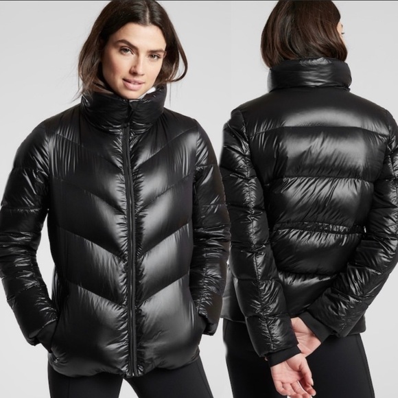 NWT Athleta Lofty Down Jacket Black